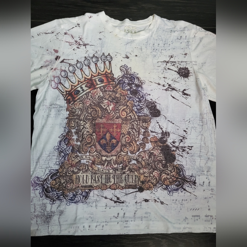 GLO Jeans White Graphic T-Shirt